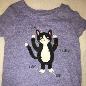 Girls cute purple shirt